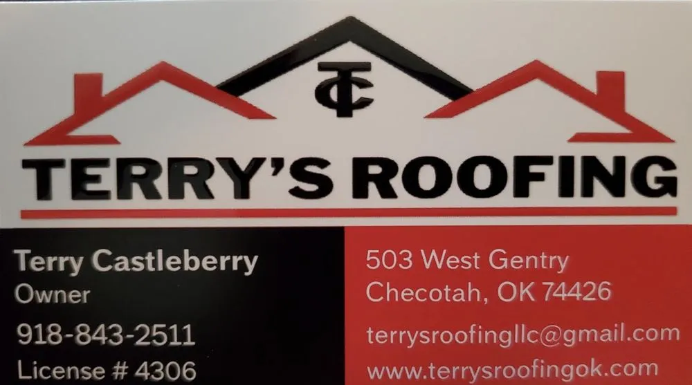 Slide of Terry's Roofing