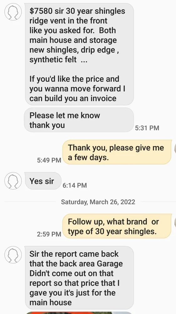 Slide of Texas Girl Roofing and Construction