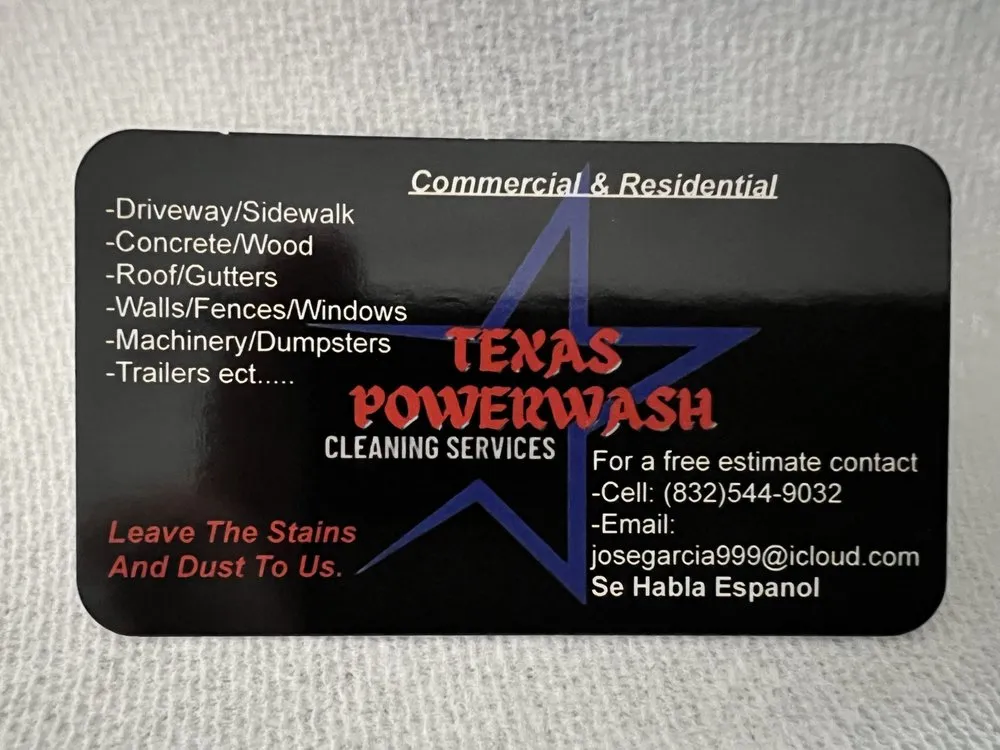 Slide of Texas Powerwash