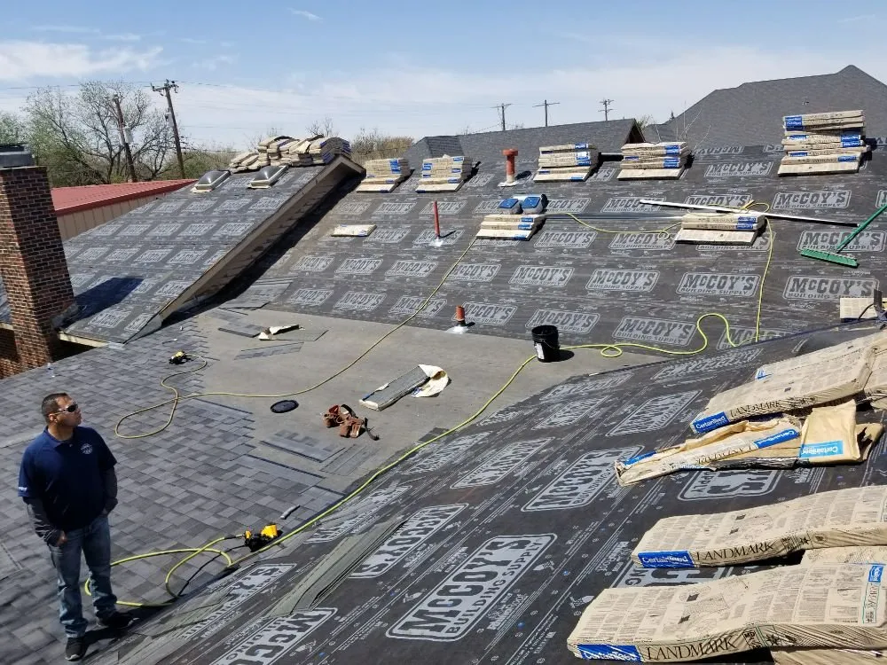 Slide of Texas Roofing Division