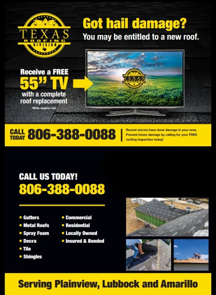 Slide of Texas Roofing Division