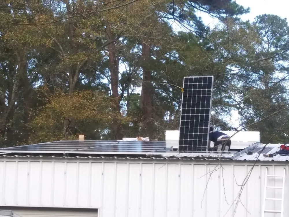 Slide of Texas Solar Farms