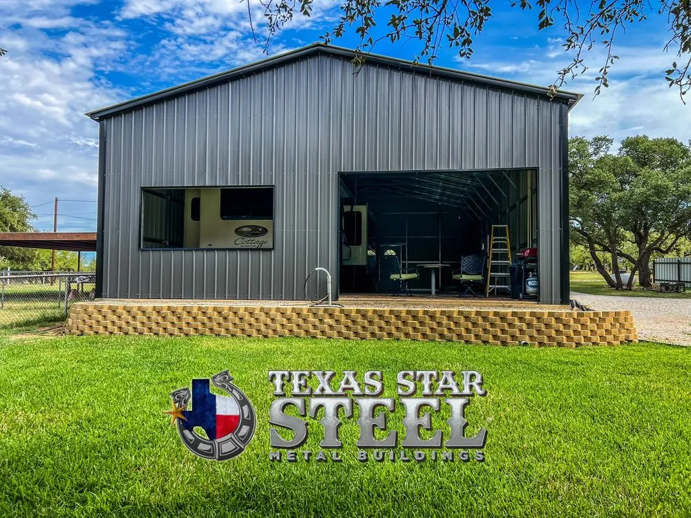 Slide of Texas Star Steel Metal Buildings