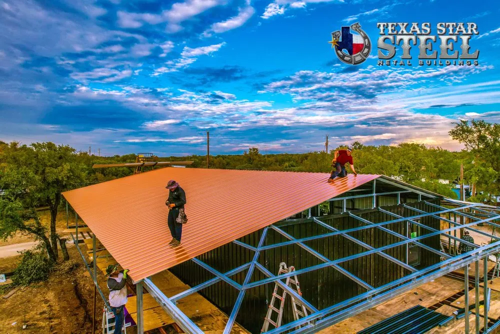 Slide of Texas Star Steel Metal Buildings