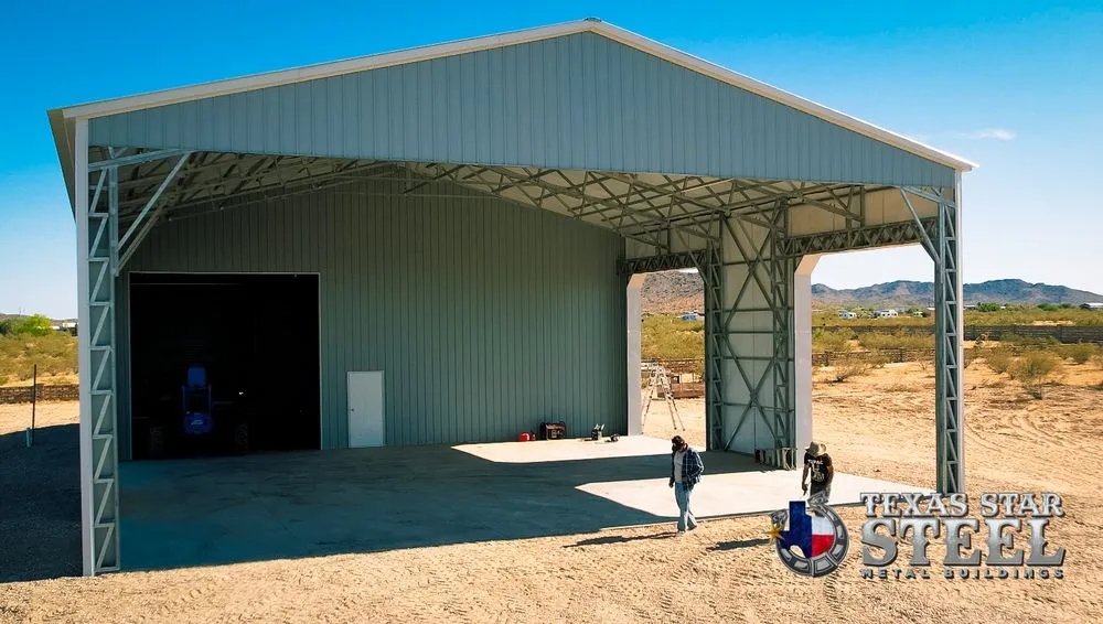 Slide of Texas Star Steel Metal Buildings
