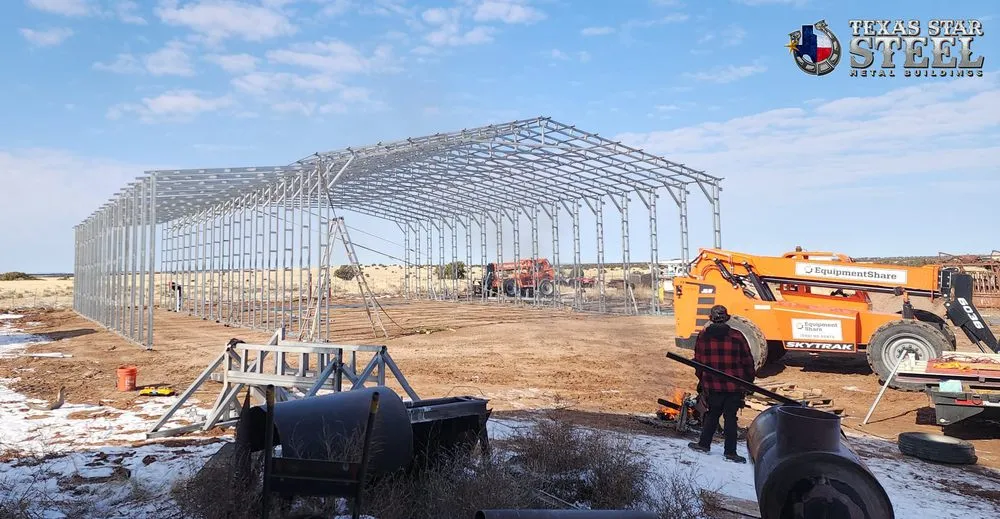 Slide of Texas Star Steel Metal Buildings