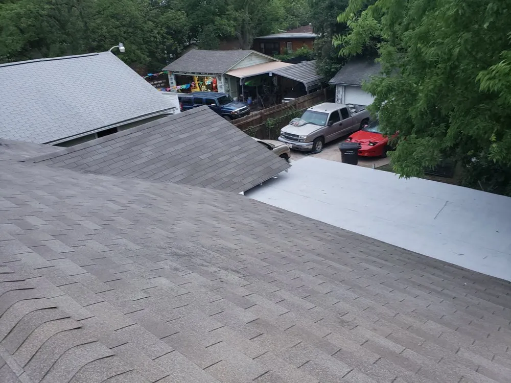 Slide of Texas weather Roofing