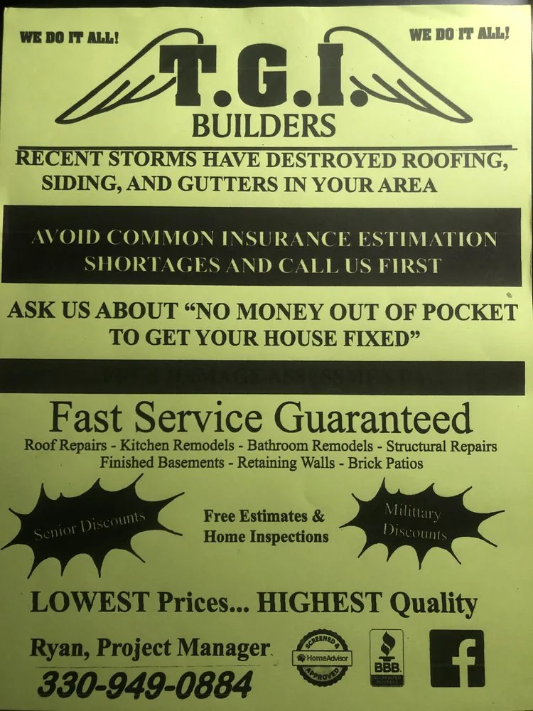 Slide of TGI Builders
