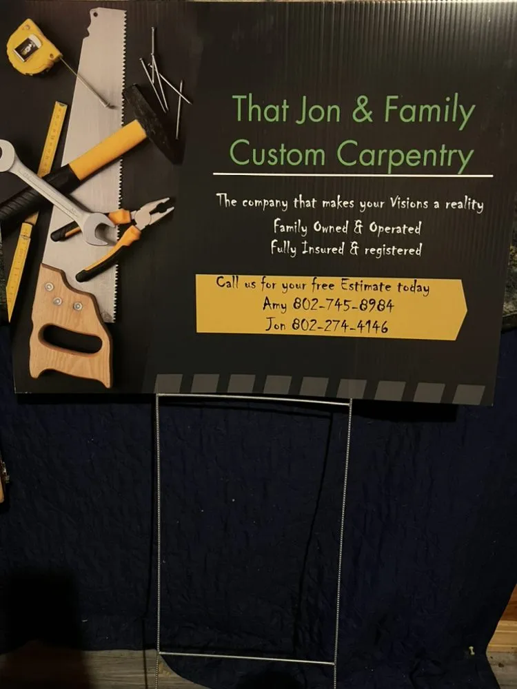Slide of That Jon & Family Custom Carpentry