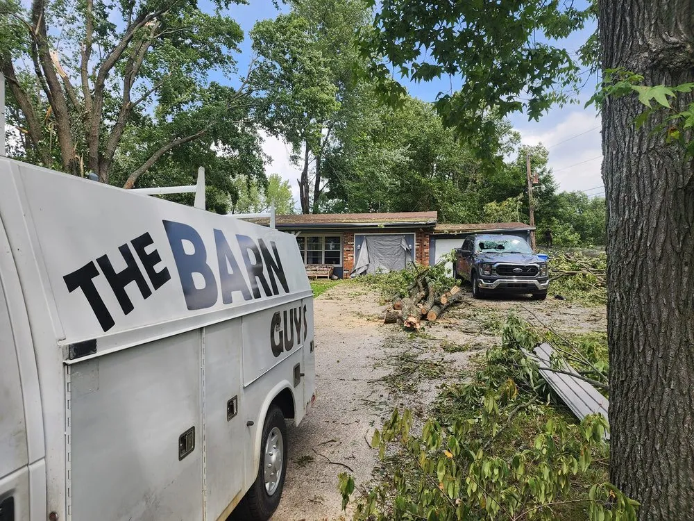 Slide of The Barn Guys