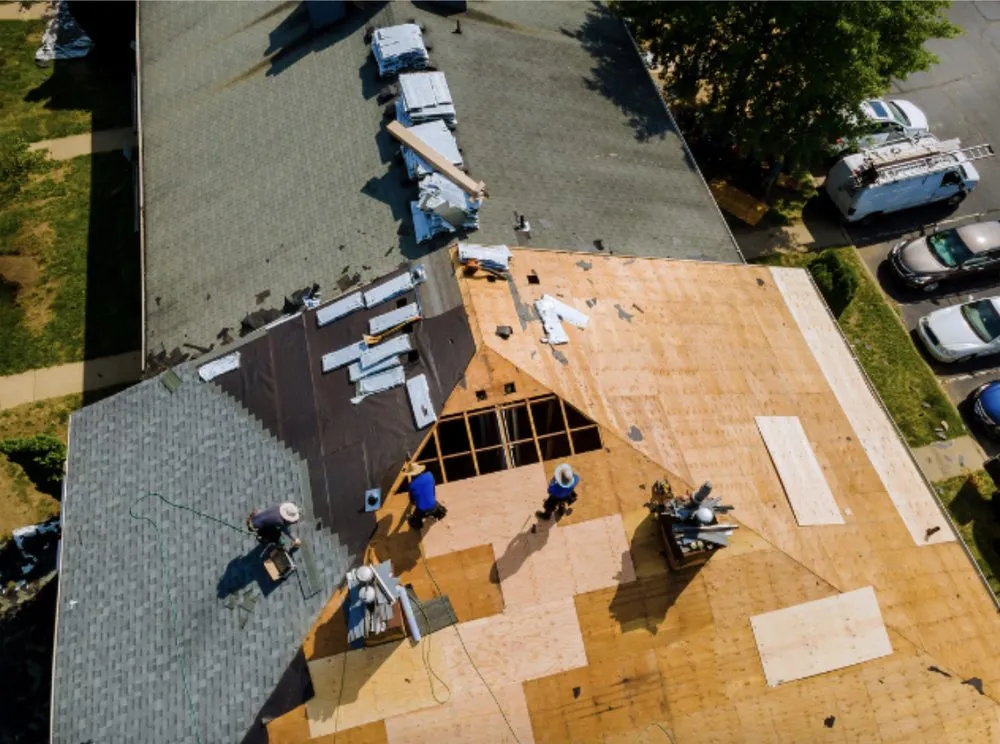 Slide of The Best Roofing Company