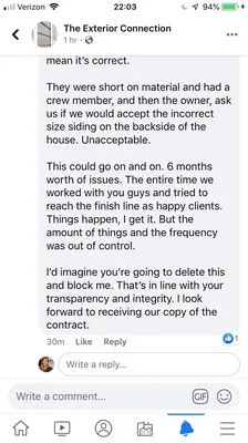 The Exterior Connection Logo