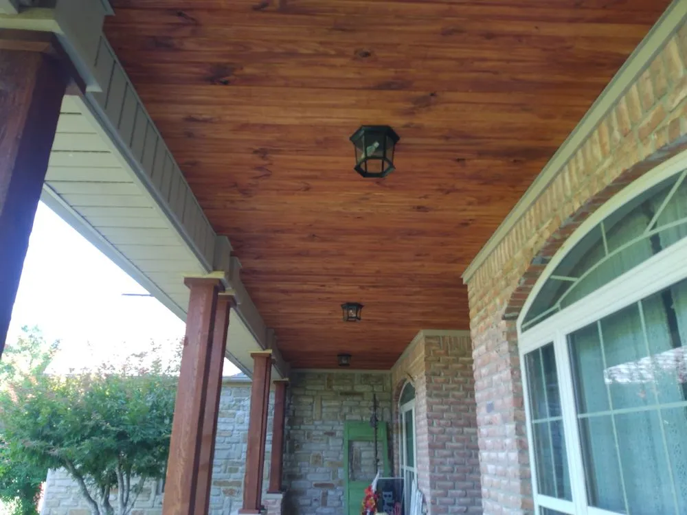 Local storm damage roof repair near you in Howe, OK by The God Squad Construction