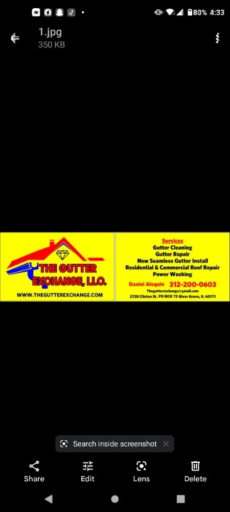 Slide of The Gutter Exchange