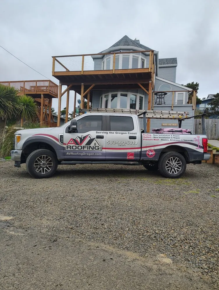 Slide of The Gutter Guy  A V Roofing