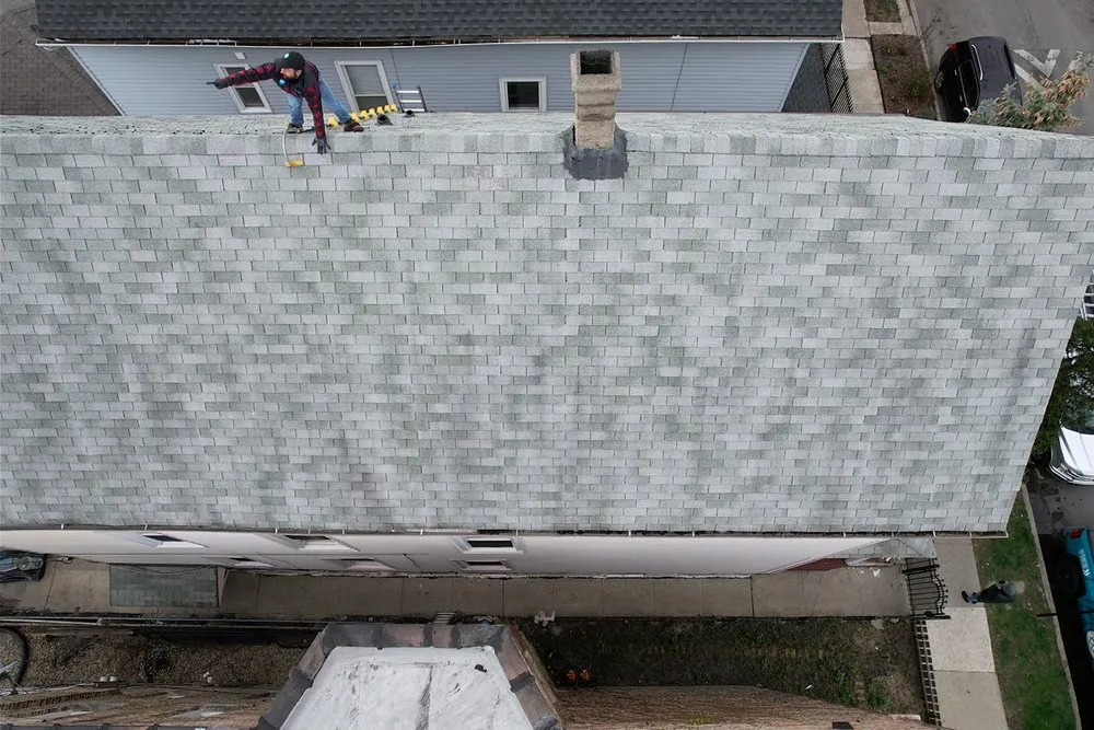 Emergency roof leak repair in Holiday Hills, IL by The Hammer Crew