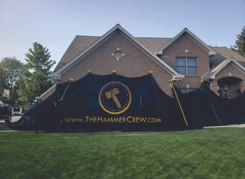 Expert residential roofing service in Holiday Hills, IL by The Hammer Crew