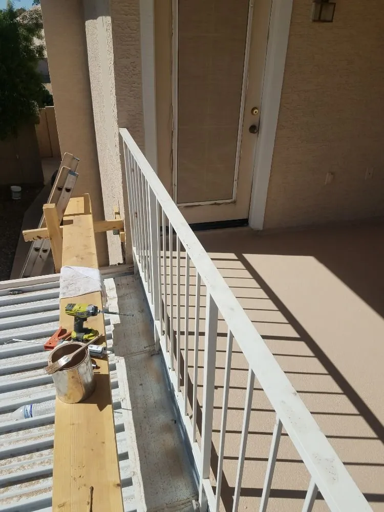 Slide of The Handy Roofer