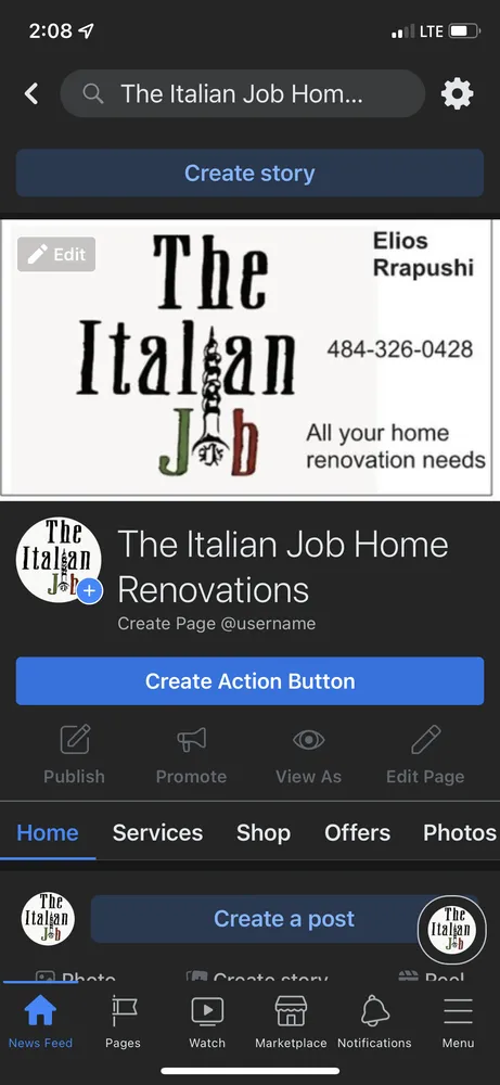 Slide of The Italian Job Home Renovations