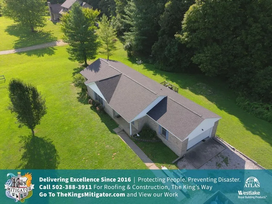 Licensed roof leak repair in Lanesville, IN by The Kings Mitigator
