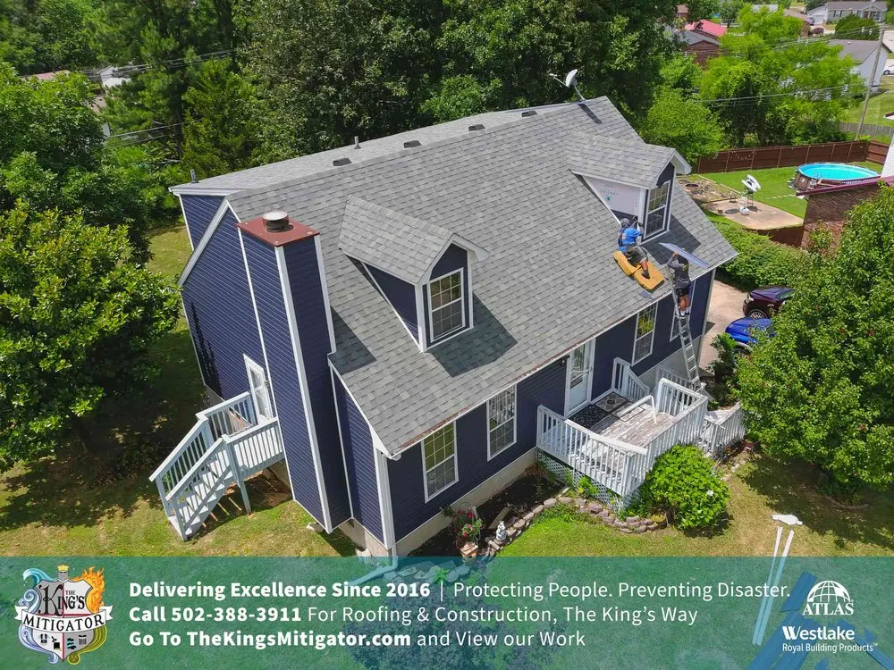 Reliable roof leak repair same-day service in Lanesville, IN by The Kings Mitigator