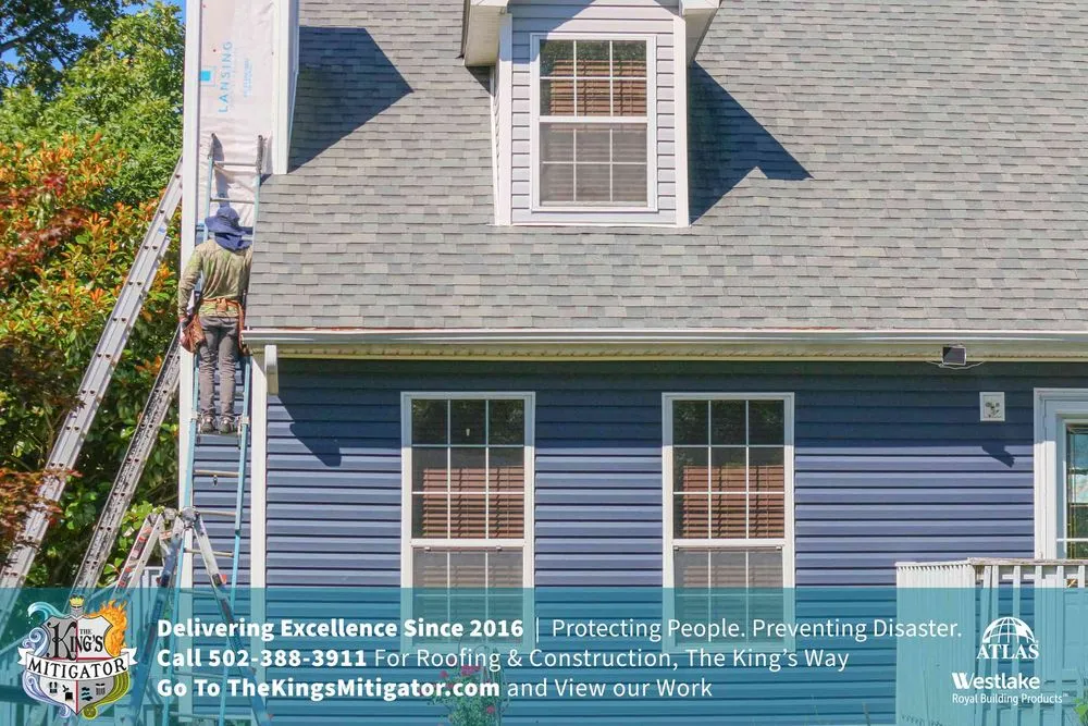 Expert residential roofing service for residential properties in Lanesville, IN by The Kings Mitigator