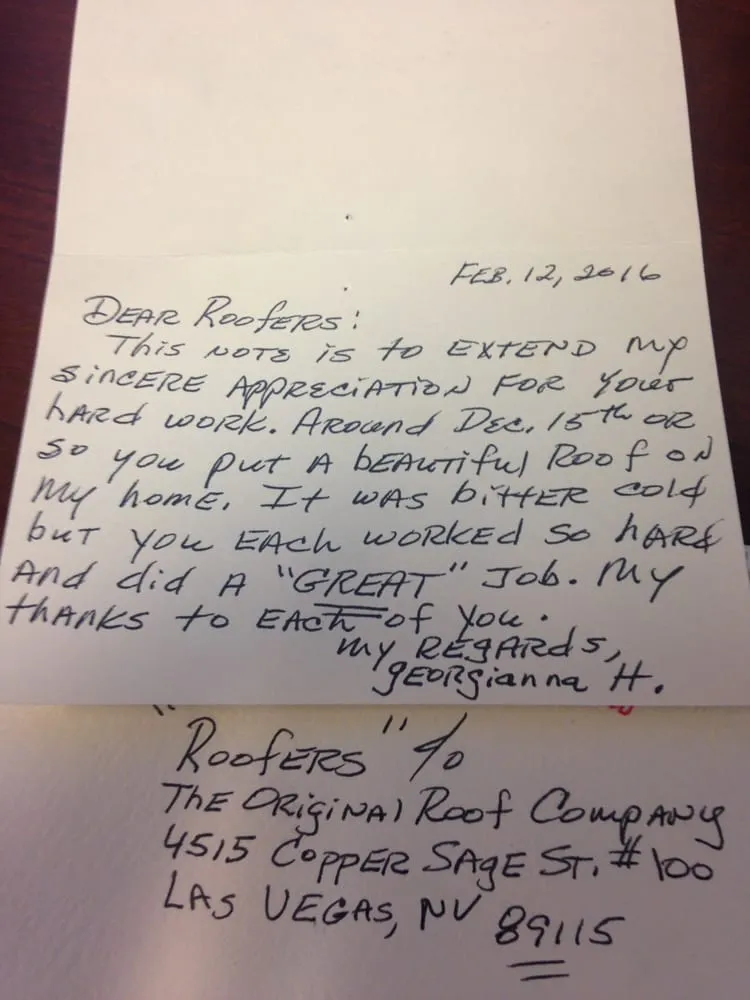 Slide of The Original Roofing Company