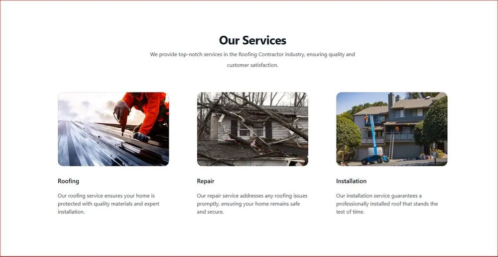 Slide of The Rightway Roofing & Siding