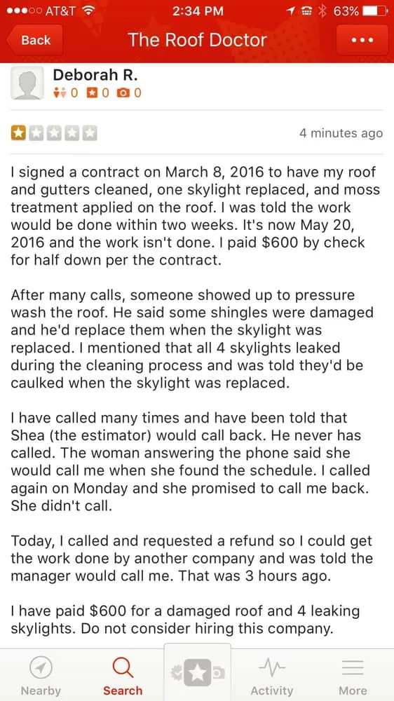 Slide of The Roof Doctor