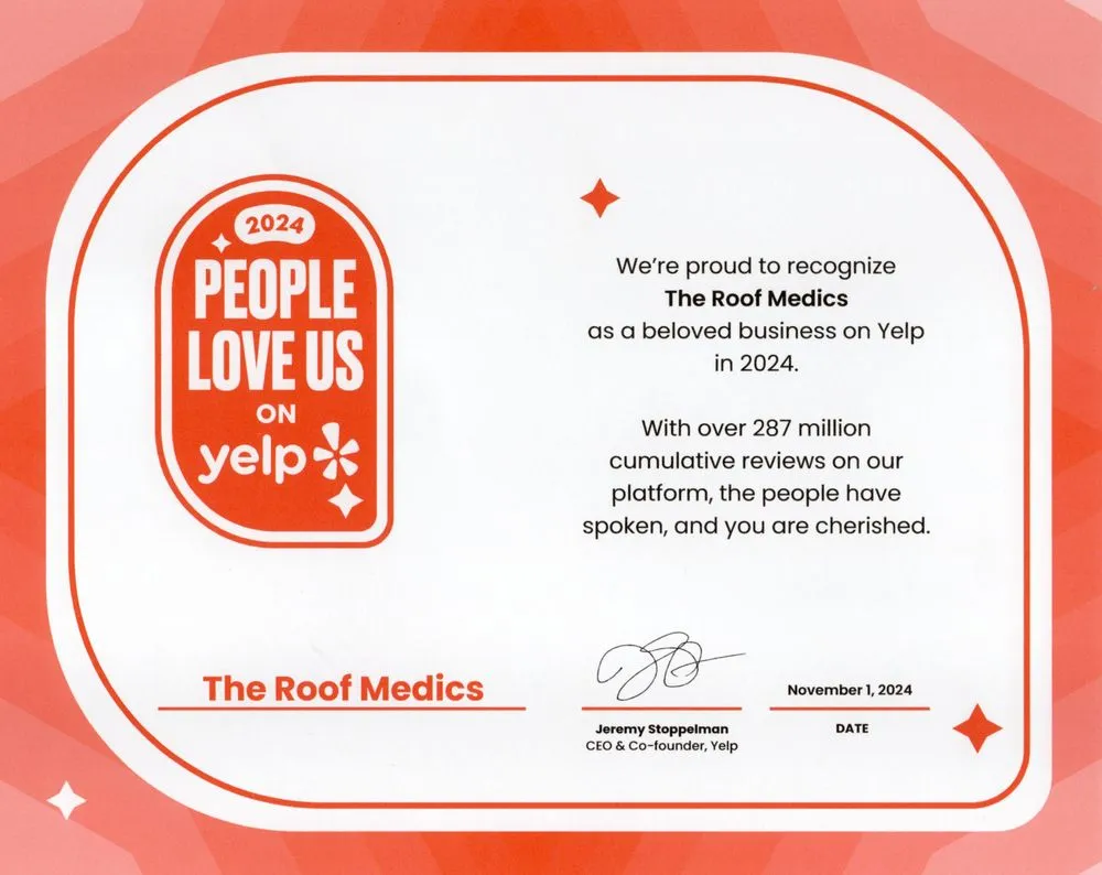 Slide of The Roof Medics