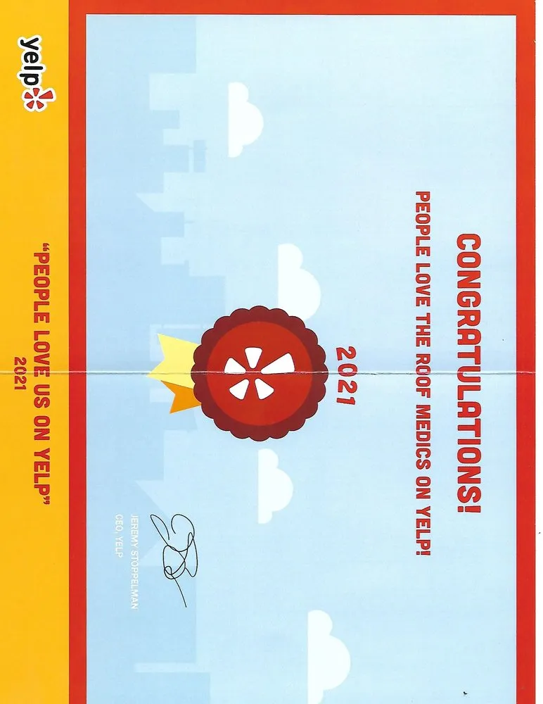 Slide of The Roof Medics