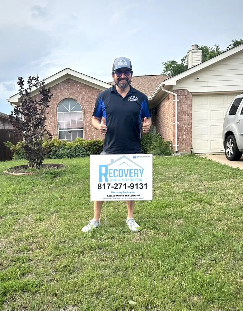 Slide of The Roofing Couple