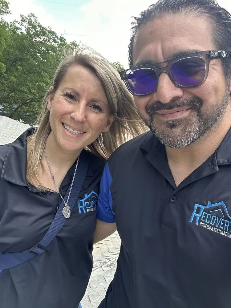 Slide of The Roofing Couple