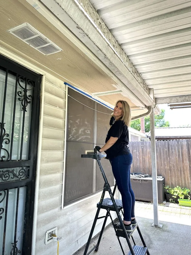 Slide of The Roofing Couple