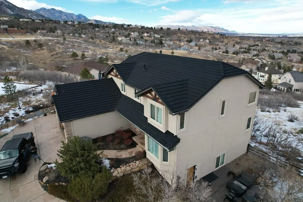 Slide of The Roofing Couple