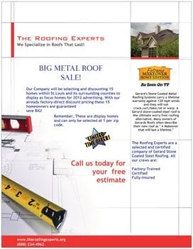 Slide of The Roofing Experts