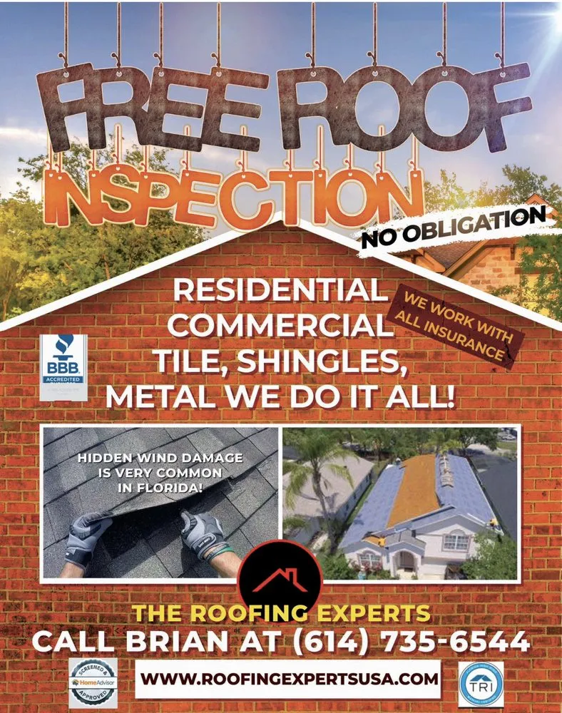 Slide of The Roofing Experts