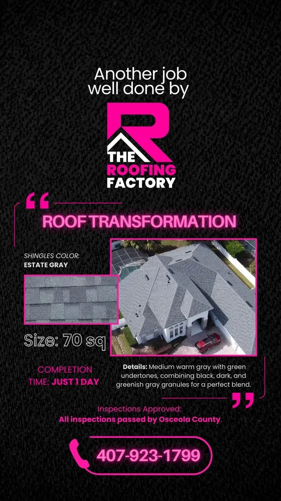 Slide of The Roofing Factory