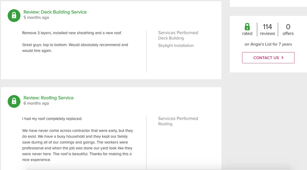 Slide of The Roofing Guys