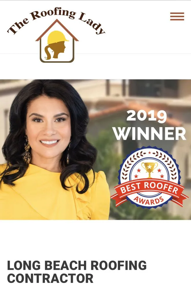 Slide of The Roofing Lady