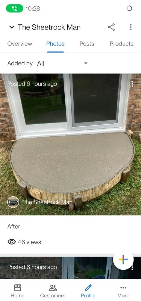 Slide of The Sheetrock Man