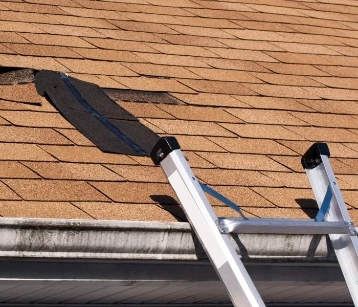 Professional roof leak repair for homes in Winston-Salem, NC by The Winston-Salem Roofers