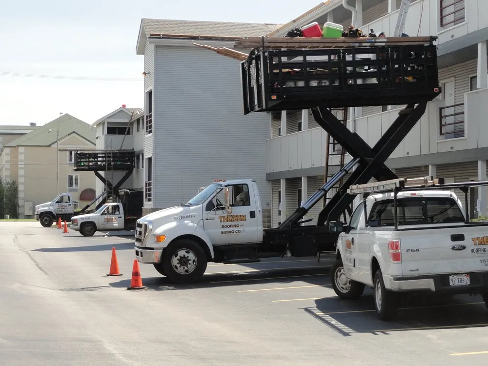 Slide of Theisen Roofing & Siding