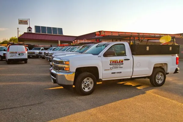 Thelen Heating & Roofing Logo