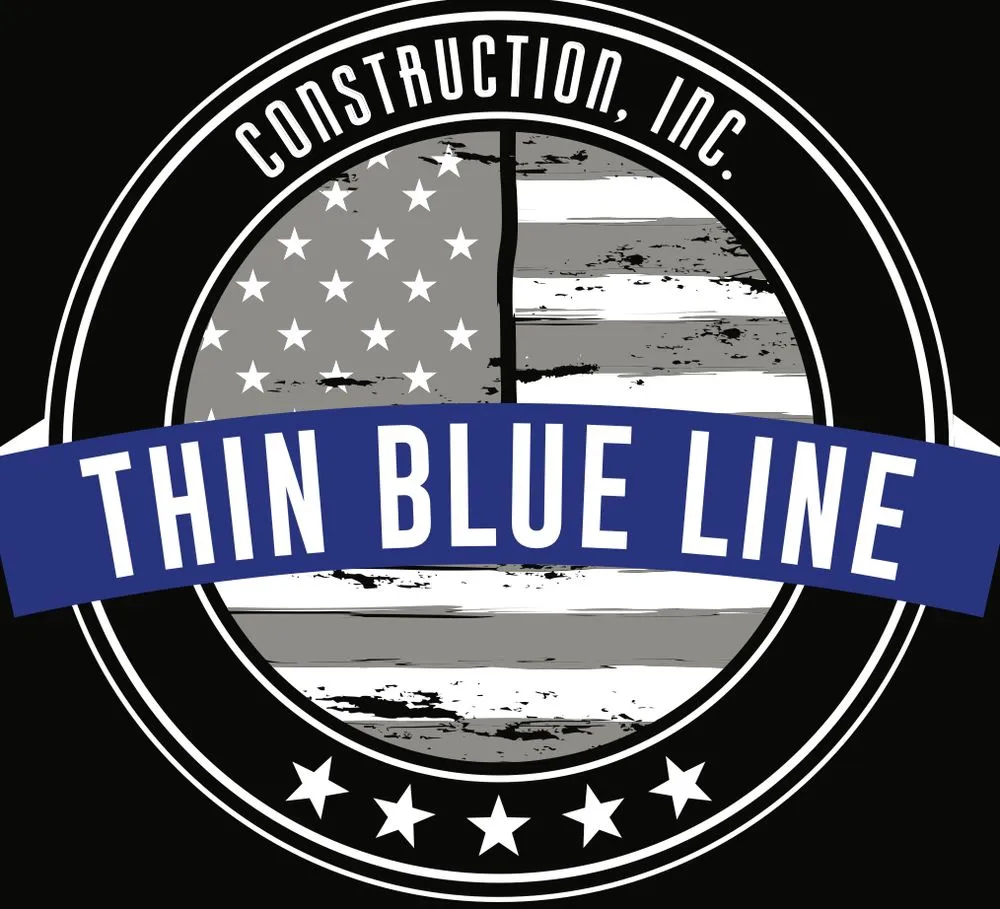 Slide of Thin Blue Line Construction