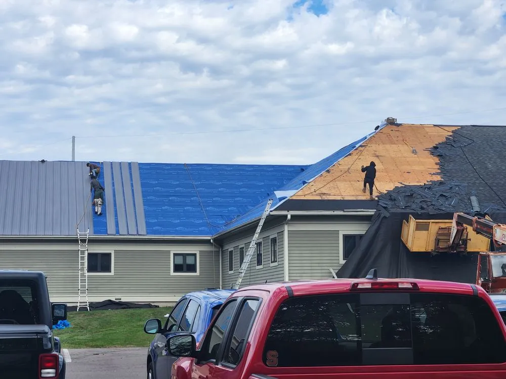 Professional residential roofing service for homes in Lacona, NY by Thomas Trump Construction
