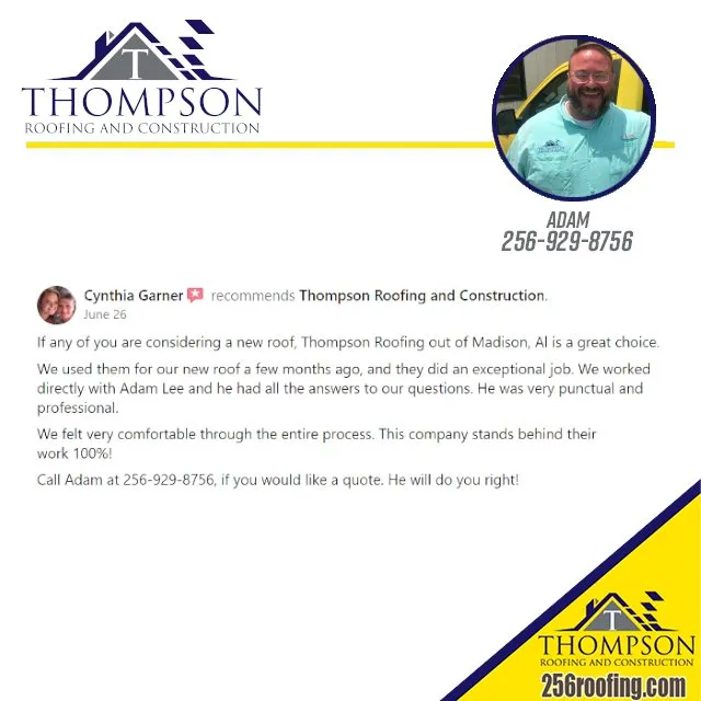 Slide of Thompson Roofing and Construction
