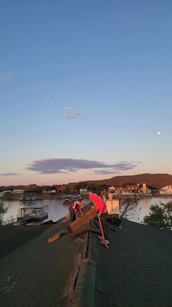 Slide of Thornton’s Roofing Company