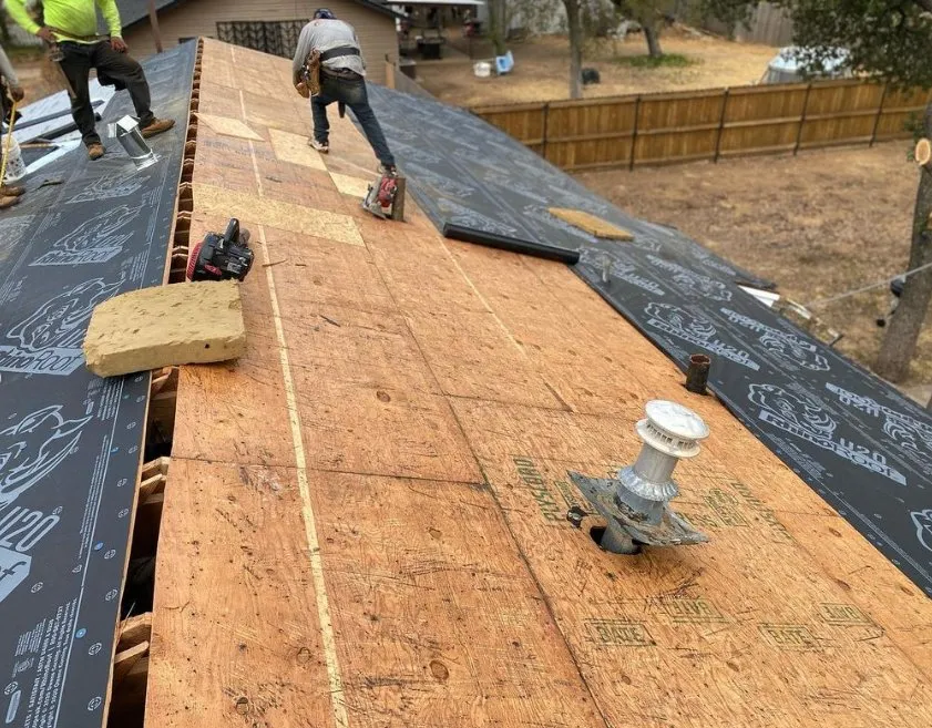 Slide of Thornton’s Roofing Company