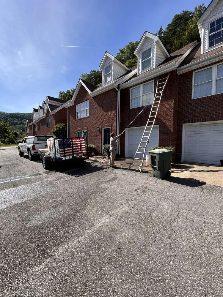 Slide of Thoroughbred Pressure Washing